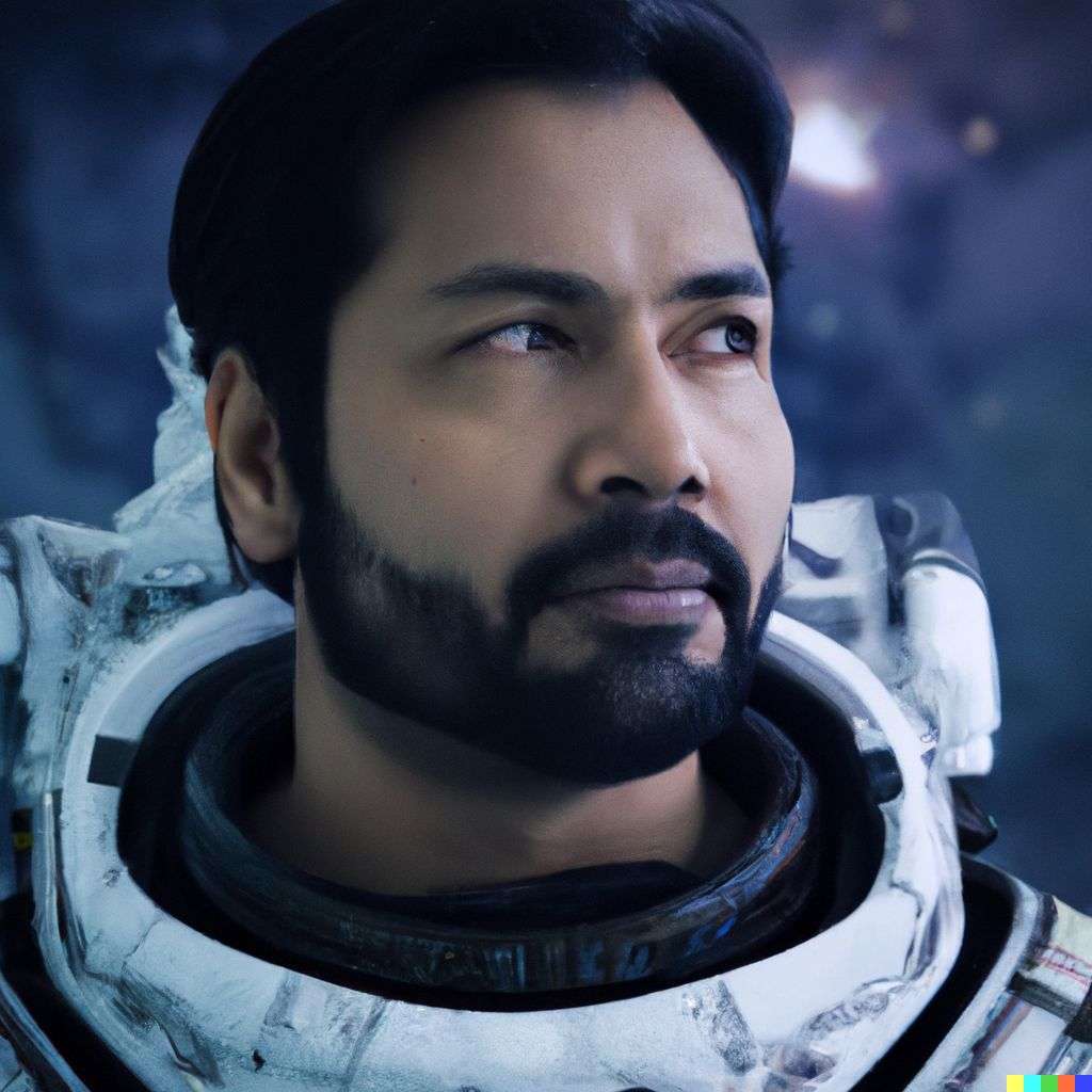 an astronaut, screenshot from Game of Thrones
